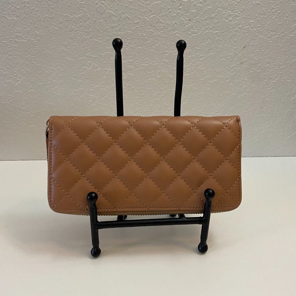 KC Jagger Leather Wallet COGNAC New in Package